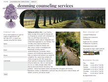 Tablet Screenshot of demmingcounseling.com